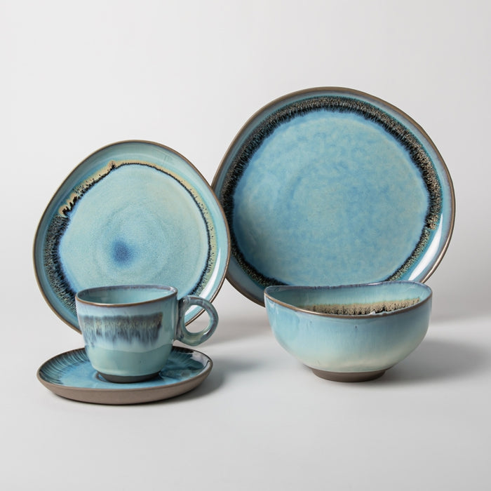 GOLDFINE PRC 20PCS DINNER SET BLU (202029140)