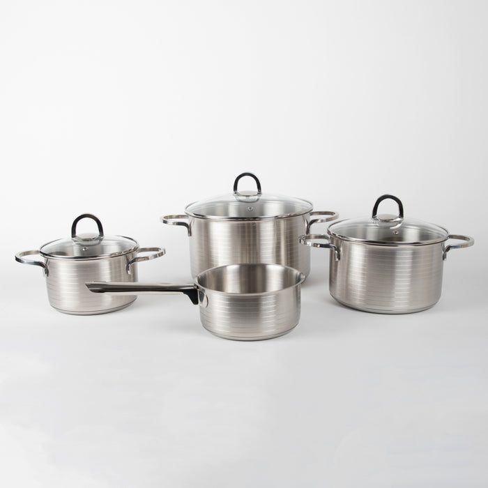TOPIN STAINLESS STEEL 7PCS COOKWARE SET 0.7M (202030078)