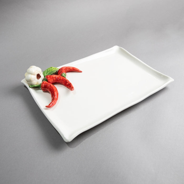 PEPERONCINI RECT TRAY 35CMX24CM BIG (202029233)