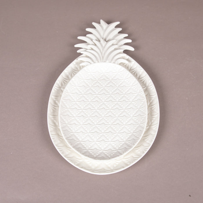 MADAGASCAR SERVING/DINNER PLATE 36X21.5 WHITE (202073076)