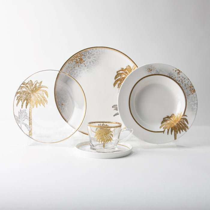 TWINS-20PCS DINNER SET PALM GOLD (202029263)