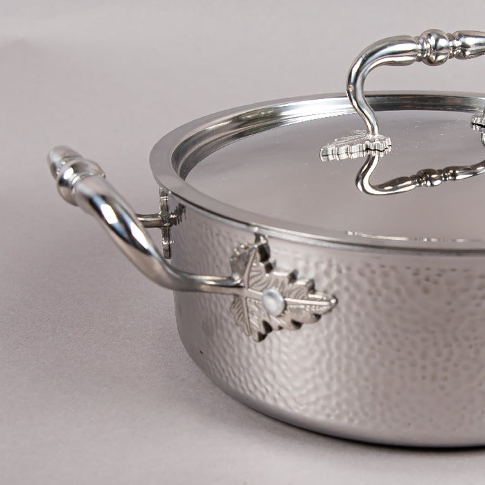 TRI-PLY CASSEROLE WITH LID 16CM (202020006)