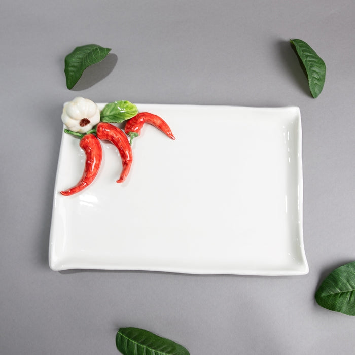 PEPERONCINI RECT TRAY 35CMX24CM BIG (202029233)