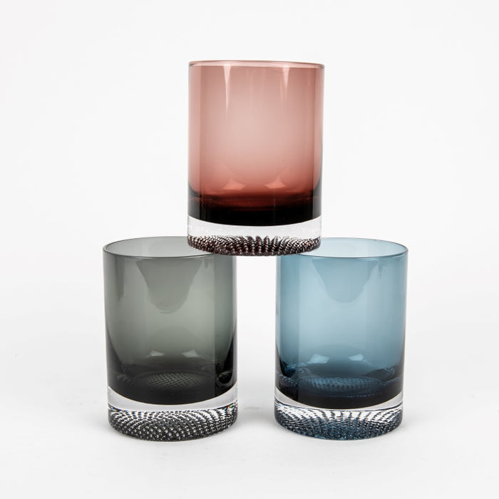 GLASS 350ML SET/6 PCS SMOKE GREY (202028980)