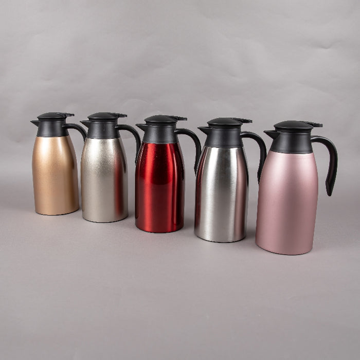 STAINLESS STEEL VACUUM JUG 2LITER RED (202035060)