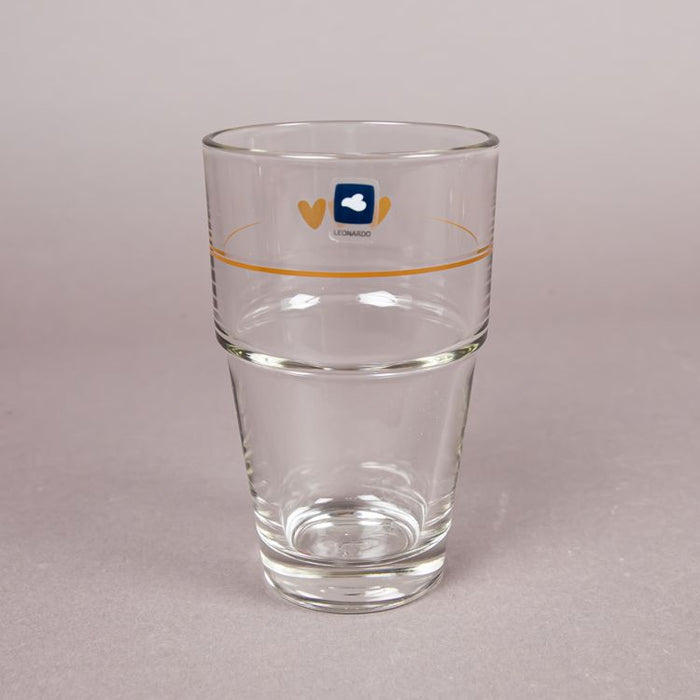 SOLO 1PC GLASS  TUMBLER 410ML HEARTS (202015832)