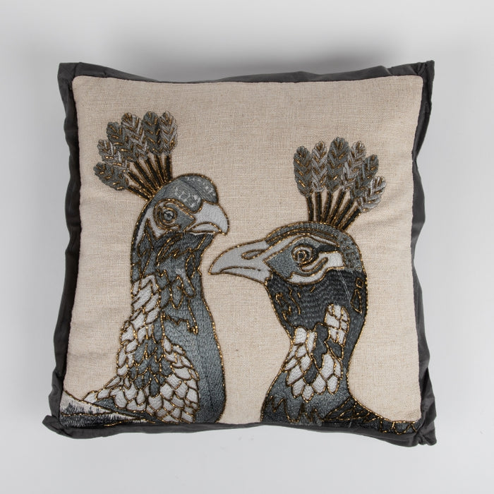 CUSHION P/COCK HEADS NT/GR 45X45 (327131012)