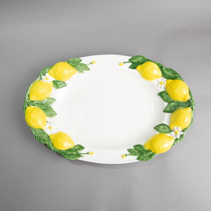 LEMON TRAY OVAL 46CMX30CM (202029181)