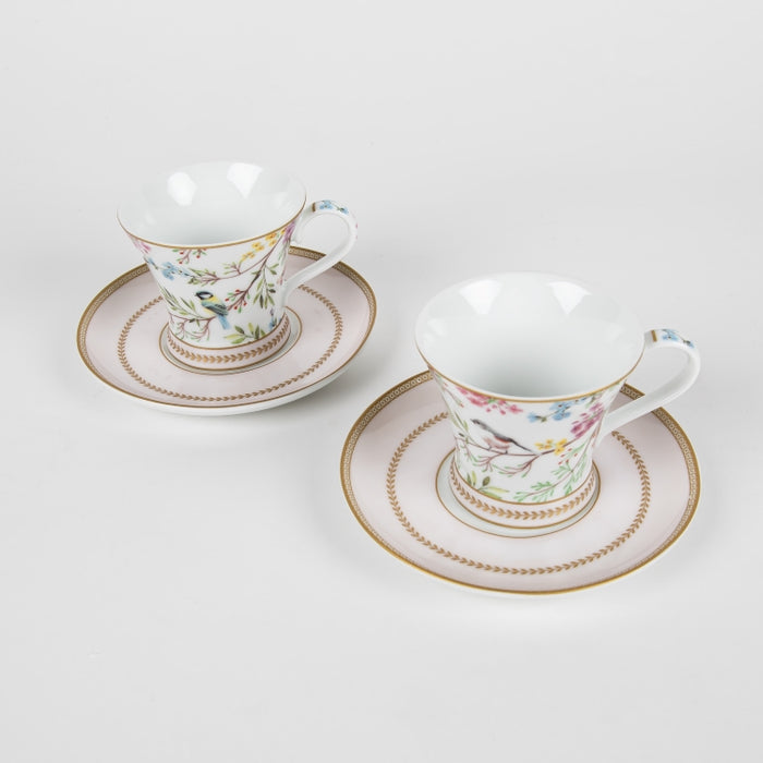 BIRDS MELODY SET 2 COFFEE CUP&SAUCER 80ML (202073275)