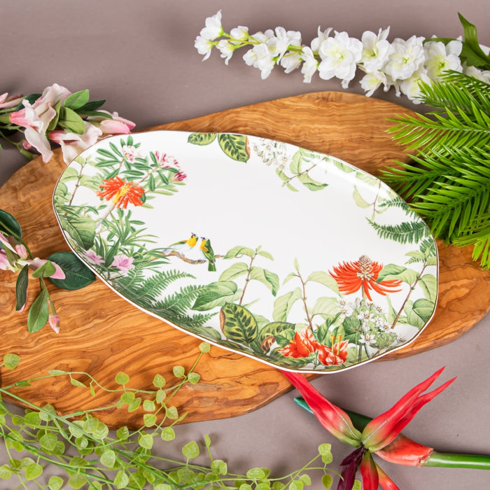 EXOTICA PORCELAIN SERVING PLATTER 36X21.5 (202073036)