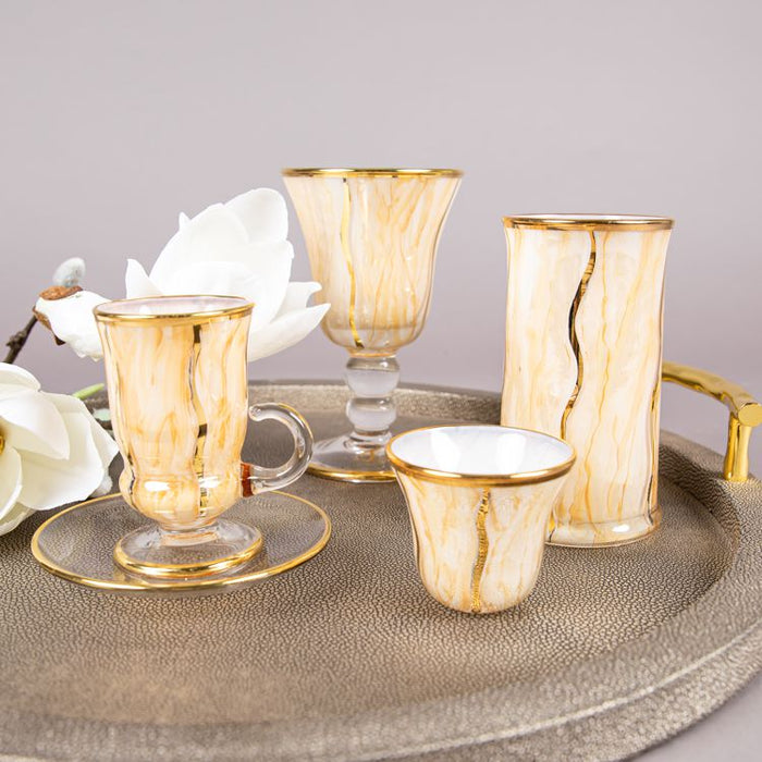 M02 L/DRINK 6PCS DONZTI WHITE/AMBER (202016206)