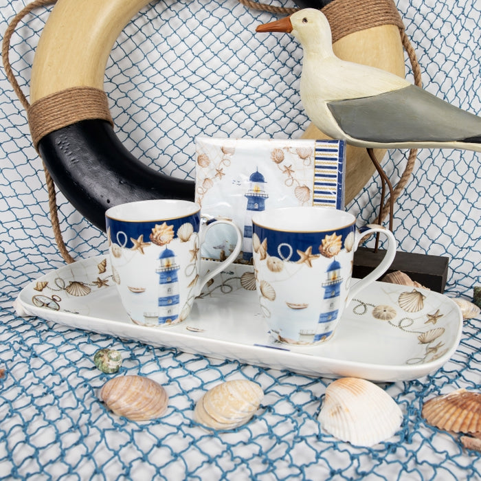 BLUE LTHOUSE S/2 MUG 350ML (202073460)