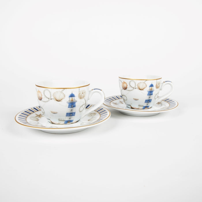 BLUE LTHOUSE S/2 COFFEE CUP 110ML (202073458)