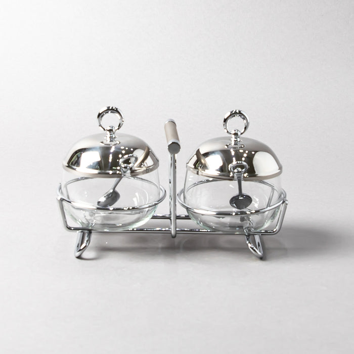 ZXM-SUGAR BOWL 2 GLASS (202016369)