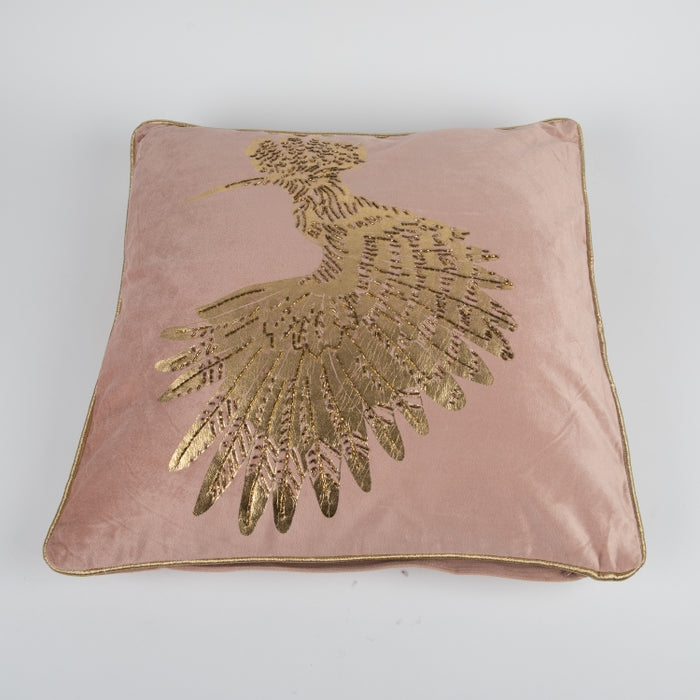 CUSHION HOOPOE BLUSH 45X45 (327131020)