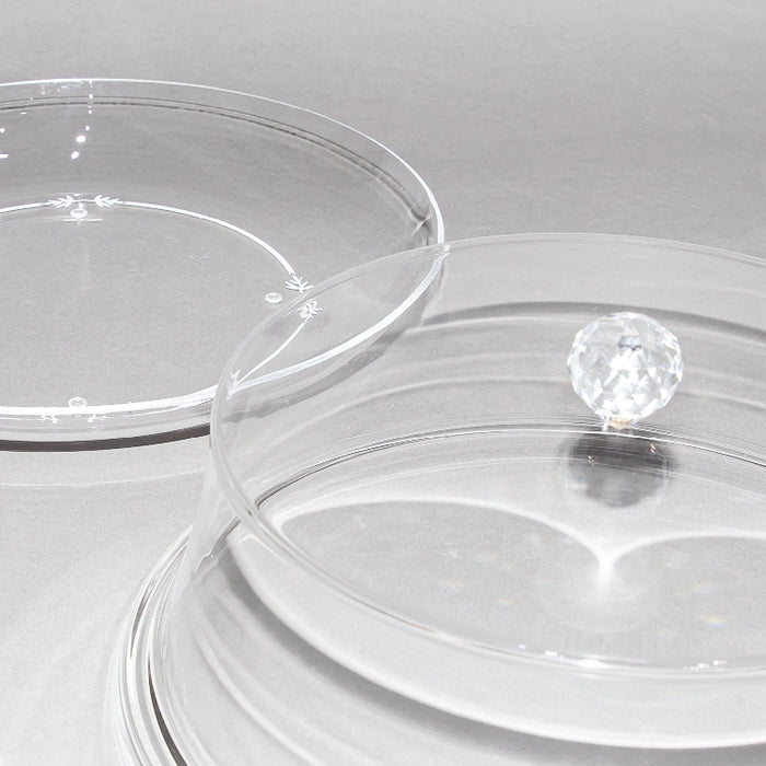 ZHENYU CAKE BOX DOME 39CM LEAVES (202222524)