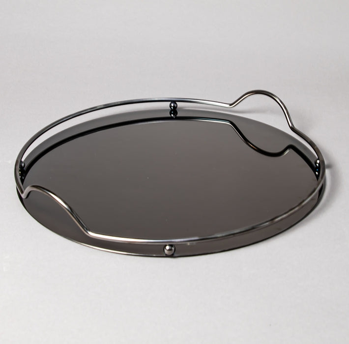 STEEL TRAY 39CM BLACK (202016366)