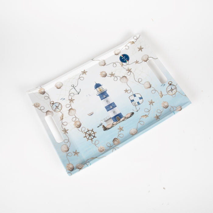 BLUE LIGHTHOUSE RECT.TRAY  38X27 (202073469)