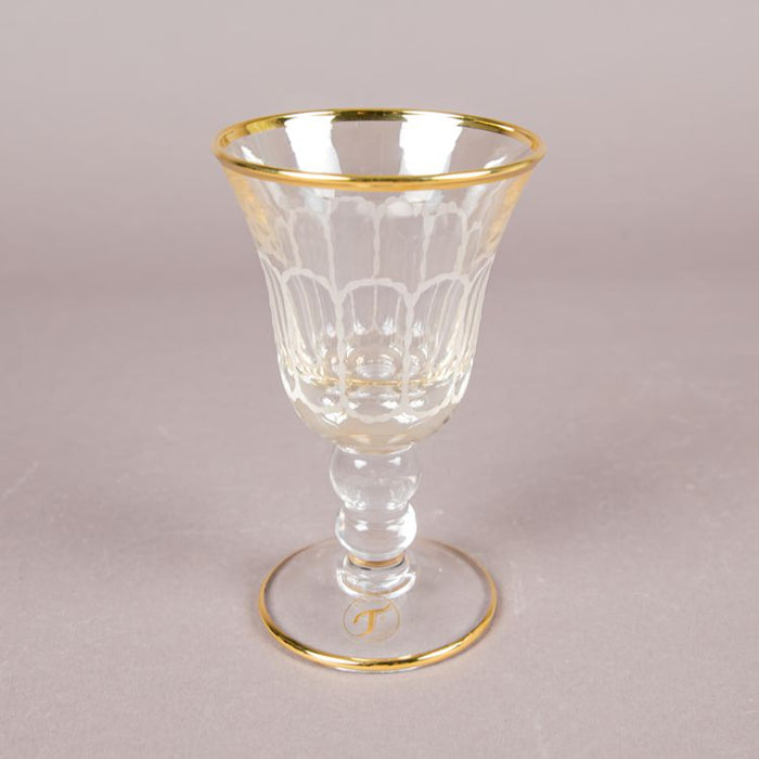 TF53 GOBLET 6PCS TIZIANO AMBER/GOLD (202016177)