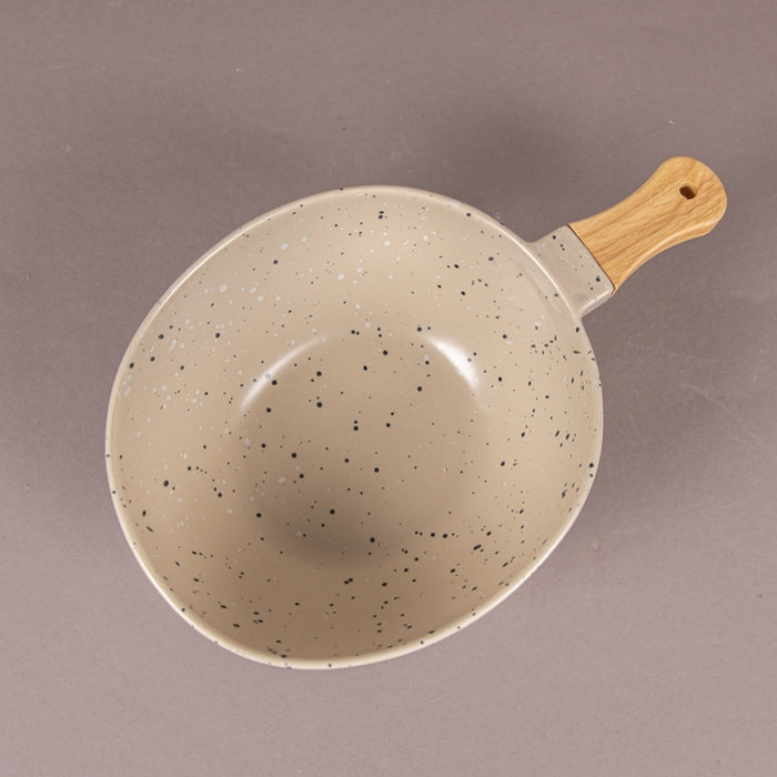 SANCTUARY LRG BOWL SERVE STICK TAUPE 19CM (202029113)