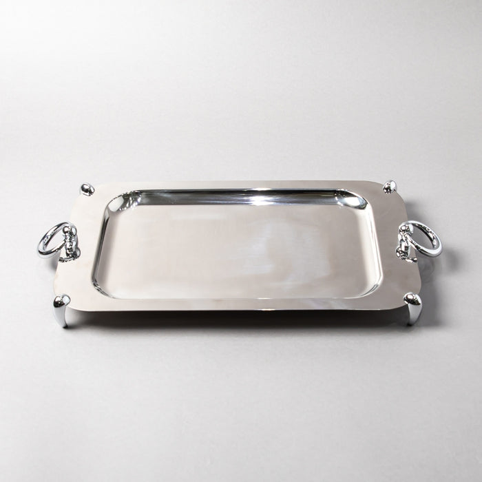 ZXM-STAINLESS STEEL RECTANGULAR TRAY 45CMX26CM (202102916)