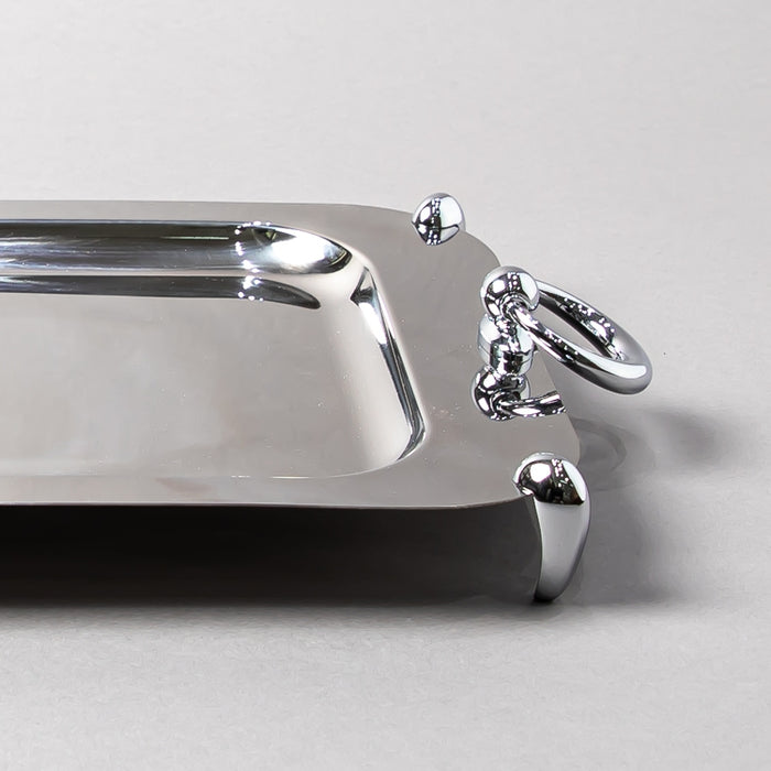 ZXM-STAINLESS STEEL RECTANGULAR TRAY 45CMX26CM (202102916)