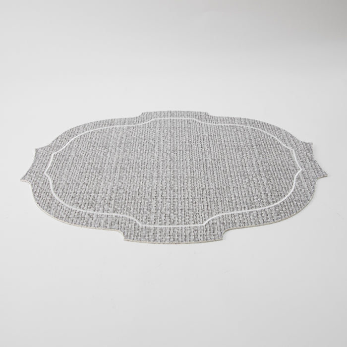 CROWN PLACEMAT W/LINE RFYA GREY (202055071)