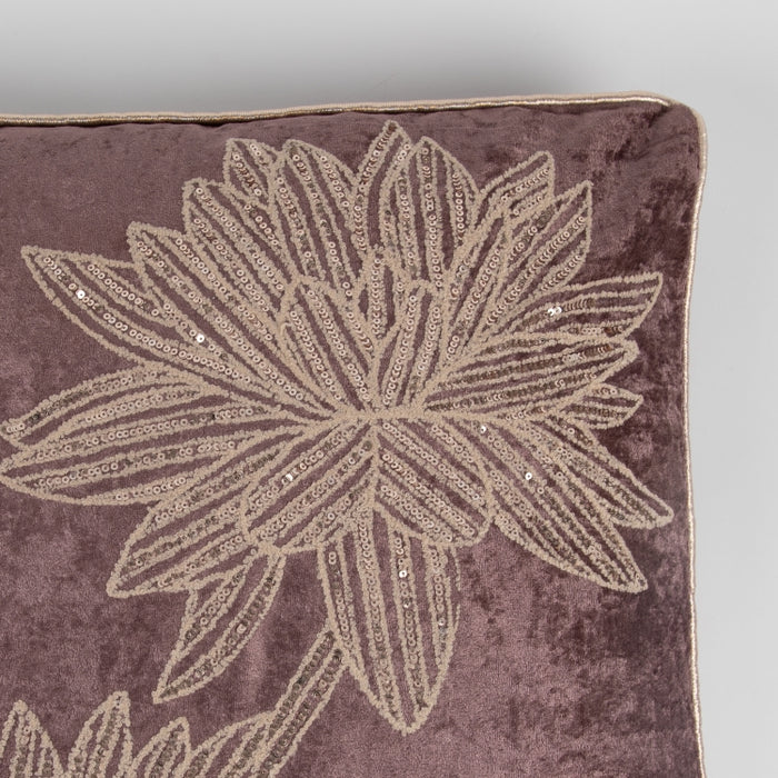 CUSHION FLOWER BLUSH 45X45 (327131016)