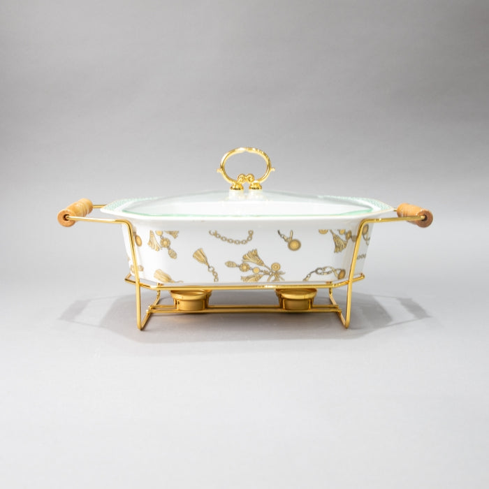 WEIDA 12.5" OCTAGON CASSEROLE GREEN (202029282)