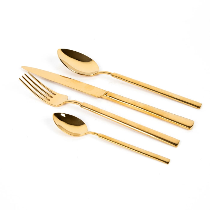 Vintage gold 24pcs cutlery set  (202064297 )