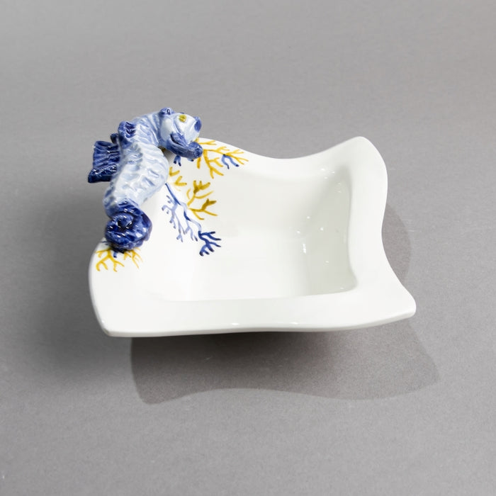 CORAL BOWL SEA HORSE 13CMX13CM (202029242)