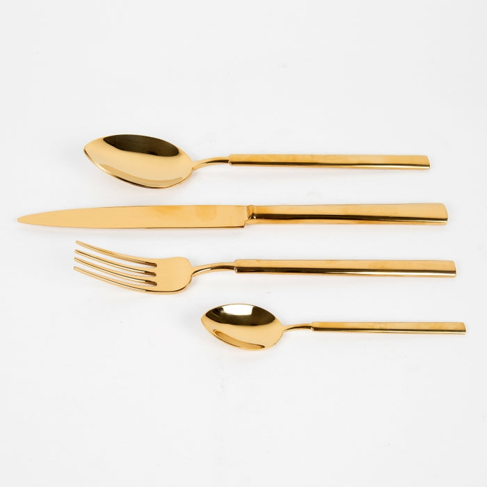 Vintage gold 24pcs cutlery set  (202064297 )