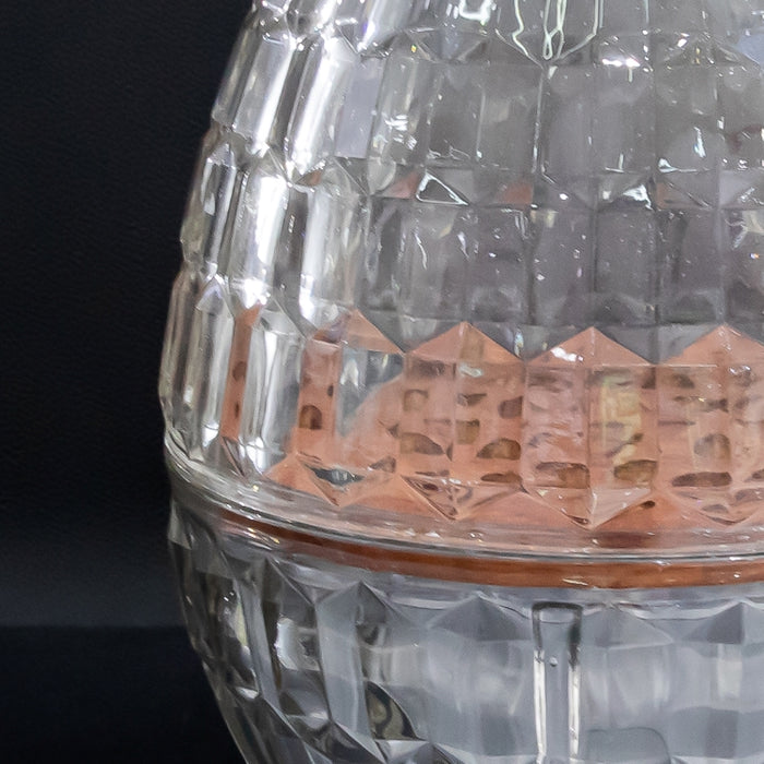 CUTLERY HOLDER GLASS EGG CHECK-B (202016349)