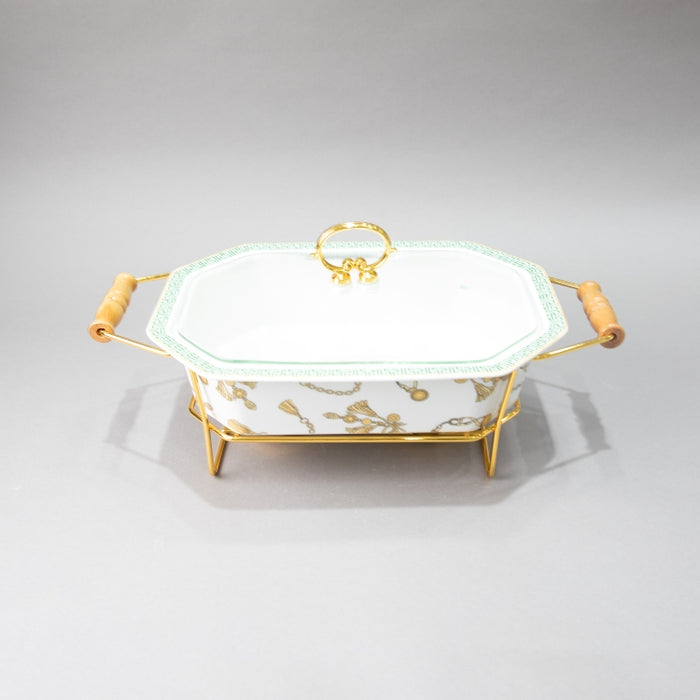 WEIDA 12.5" OCTAGON CASSEROLE GREEN (202029282)