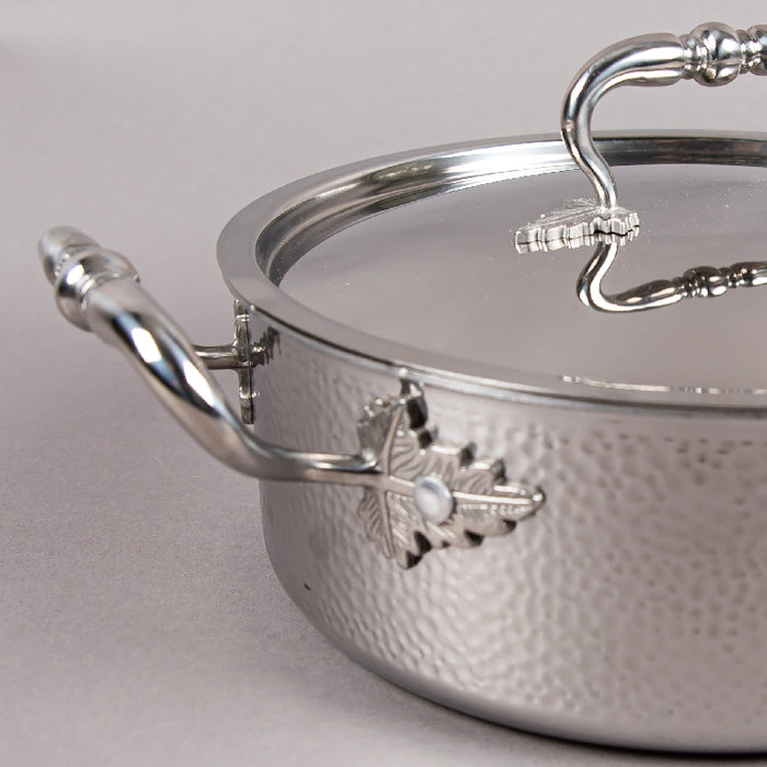 TRI-PLY CASSEROLE WITH LID 20CM (202020007)