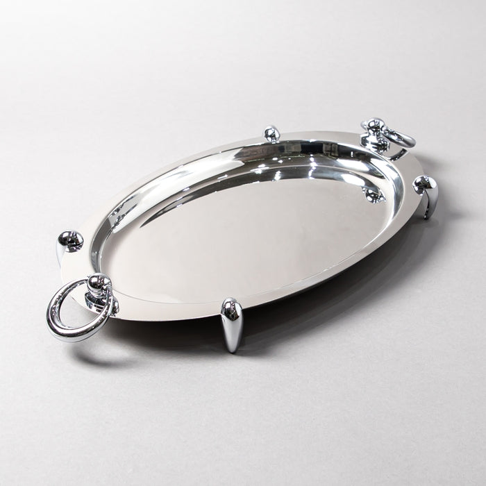 ZXM-STAINLESS STEEL OVAL TRAY (202102918)