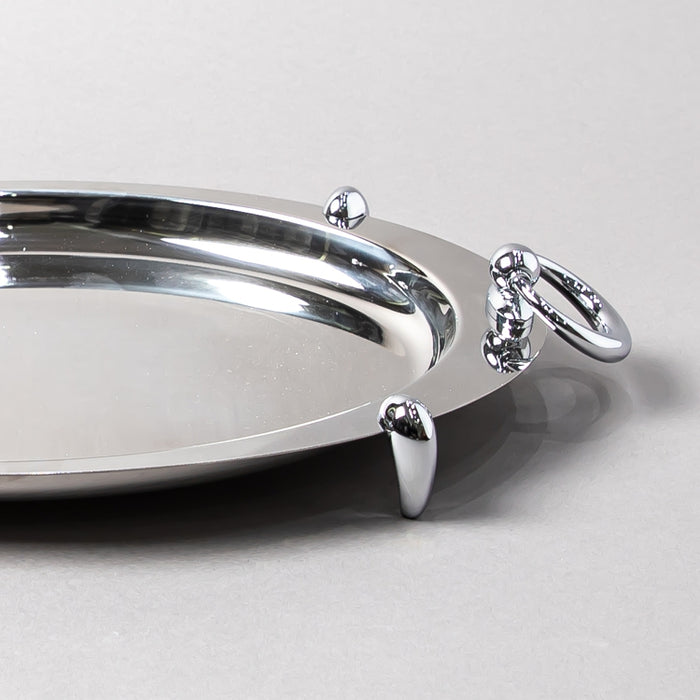 ZXM-STAINLESS STEEL OVAL TRAY (202102918)