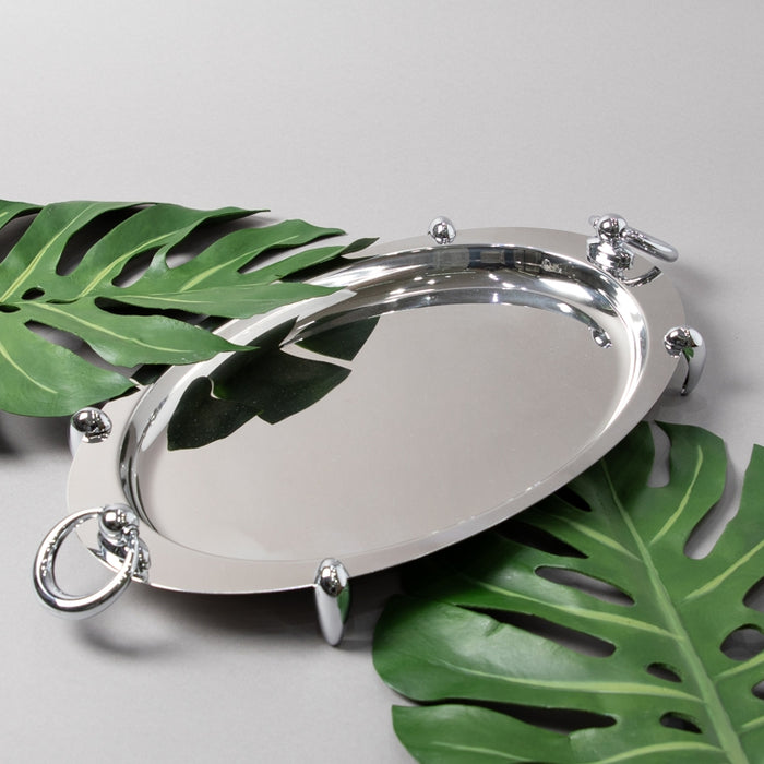 ZXM-STAINLESS STEEL OVAL TRAY (202102918)