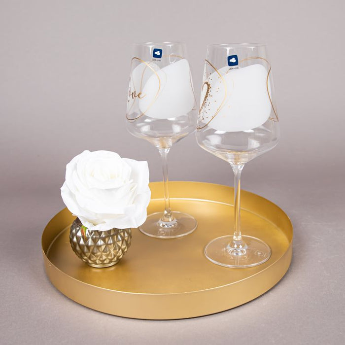 PRESENTE 2PCS WINE GLASS 560ML LOVE (202015988)