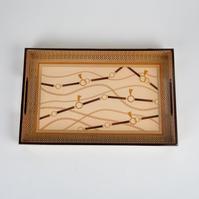 LUXURY CHAIN TRAY 40X25.5CM (202073472)