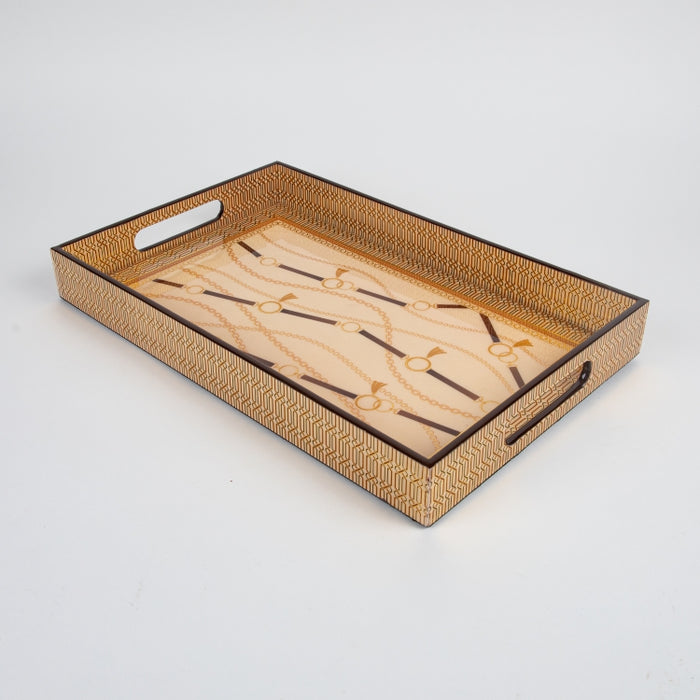 LUXURY CHAIN TRAY 40X25.5CM (202073472)
