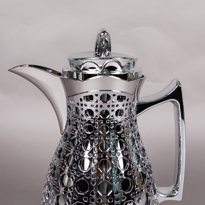 JIEGUAN VACUUM FLASK 1LITER CHROME/SILVER (202035080)