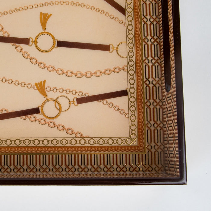 LUXURY CHAIN TRAY 40X25.5CM (202073472)