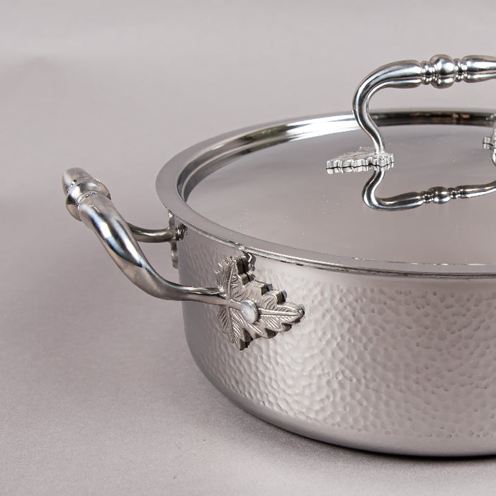 TRI-PLY CASSEROLE WITH LID 24CM (202020008)