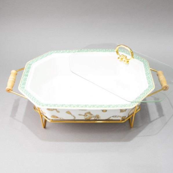 WEIDA 16" OCTAGON CASSEROLE GREEN (202029284)