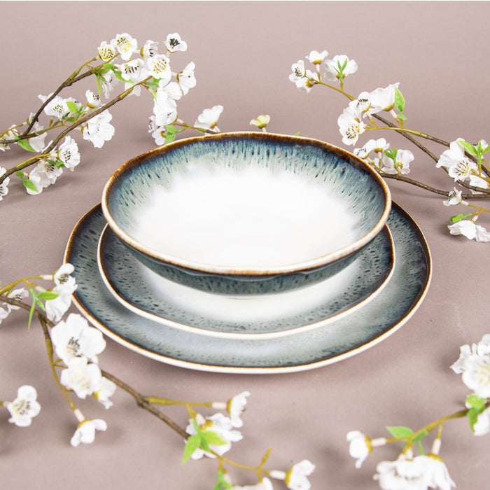 NUANCES PORCELAIN SOUP PLATE 19C BLU (202073130)