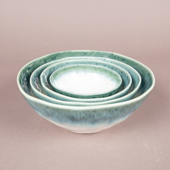 NUANCES PORCELAIN BOWL 18CM GRN (202073126)