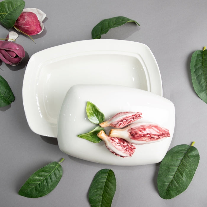 RADICCHIO RECT.TRAY W/LID (202029222)