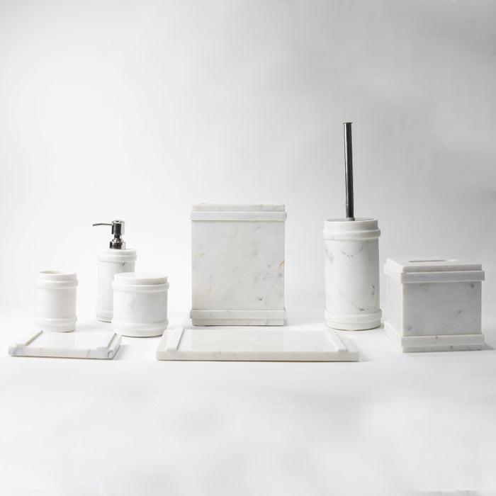 OTL-8PCS BATHROOM SET B-WHITE (264846576)