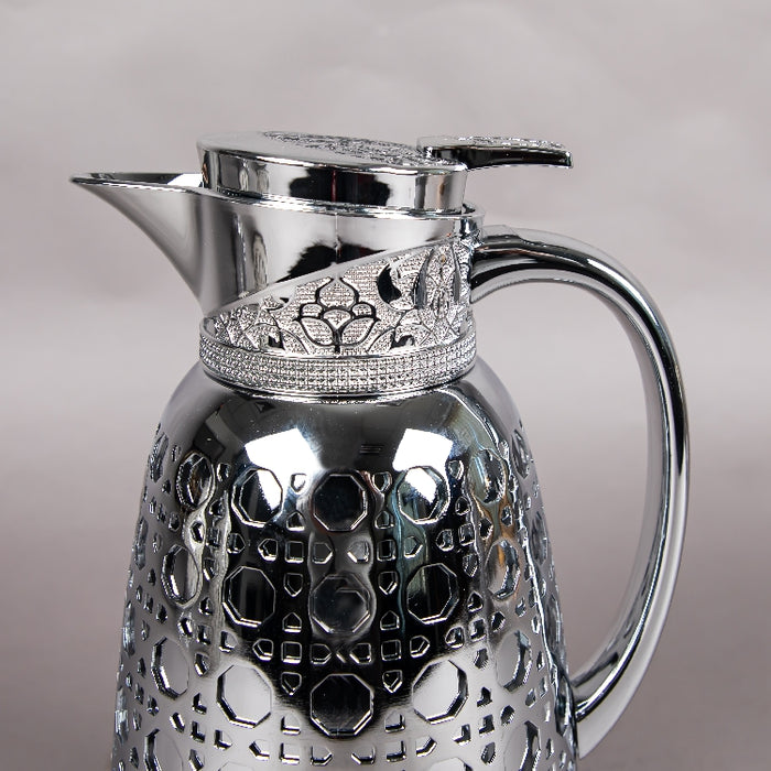 JIEGUAN VACUUM FLASK 1LITER CHROME/SILVER (202035074)